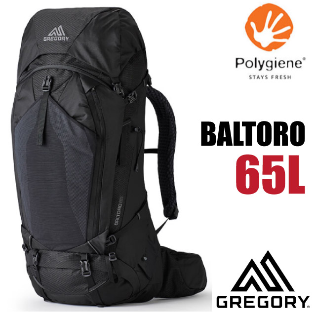 【美國 GREGORY】BALTORO 65L 專業網狀透氣健行登山背包/142440 曜石黑✿30E010